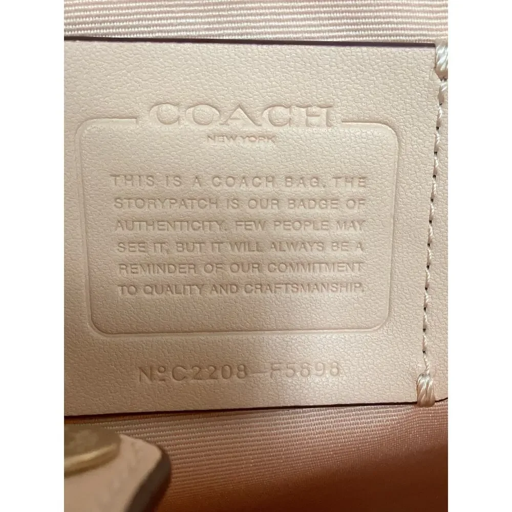 NWT Coach Bag Women’s One Size Large City Tote #5696 One Roomy Compartment - Picture 6 of 9